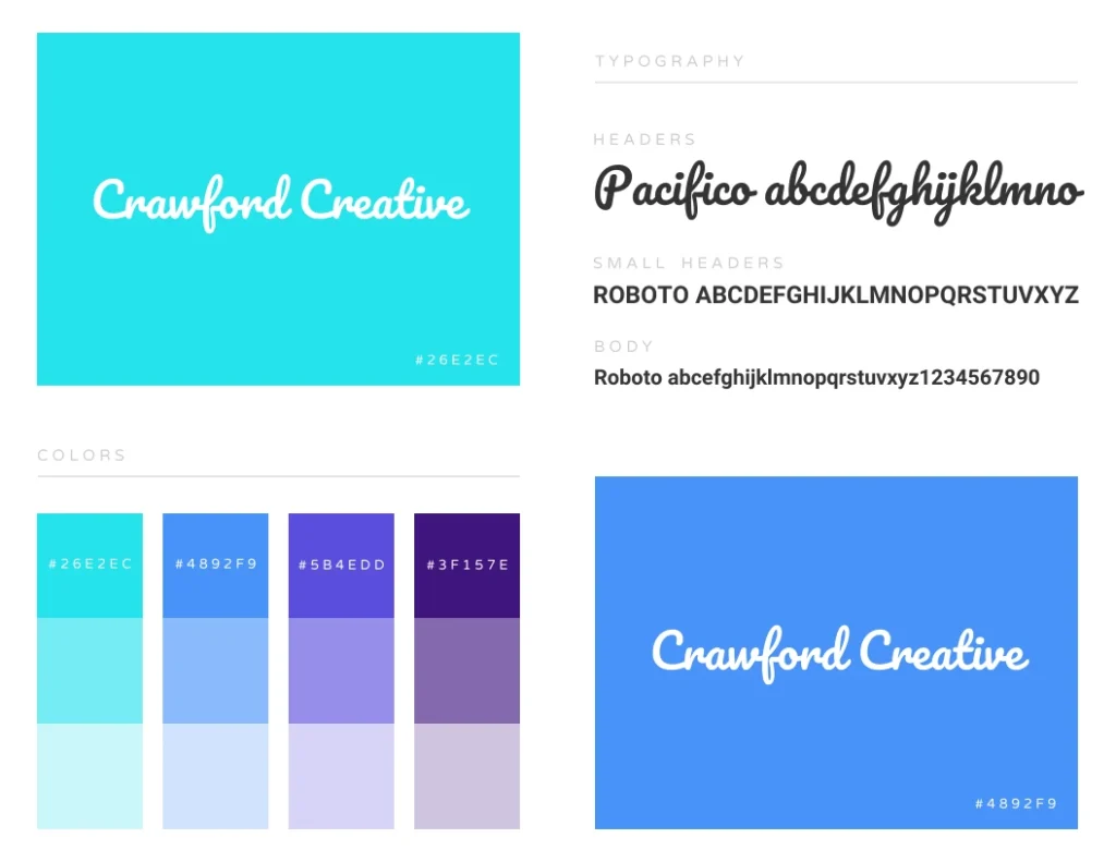 دليل نمط العلامة التجارية الإبداعية